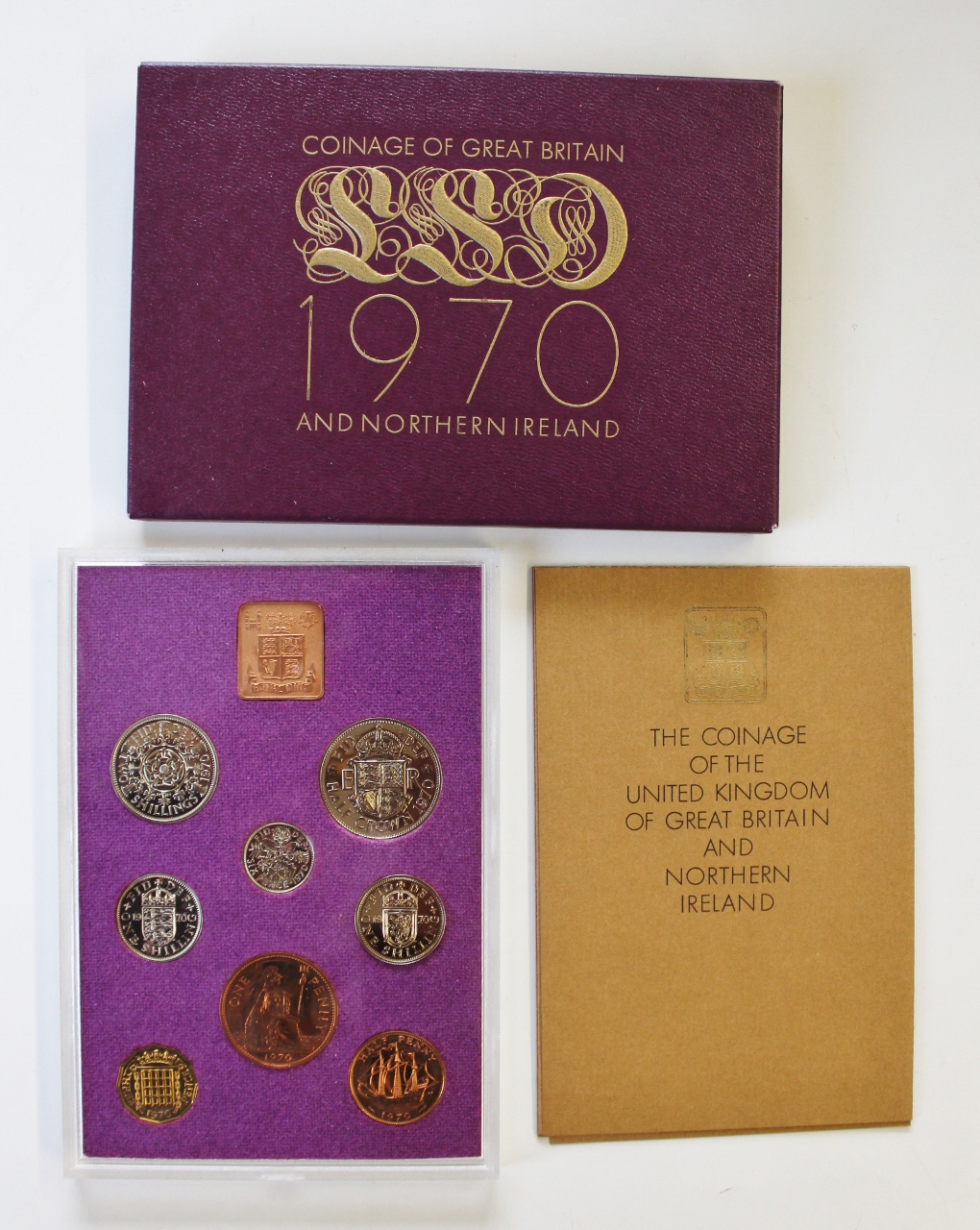 1970 Coinage of Great Britain and Northern Ireland Proof Coin Set (Pre Decimal)