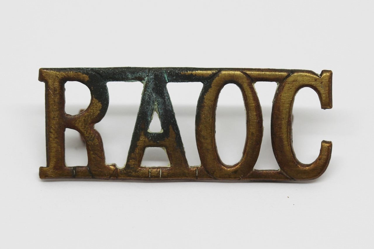 Royal Army Ordinance Corps (R.A.O.C.) Shoulder Title
