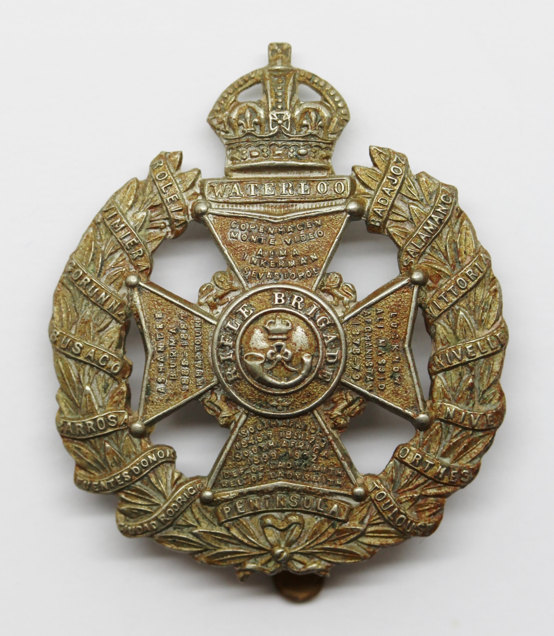 Rifle Brigade Cap Badge - King's Crown