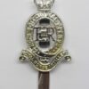 Royal Horse Artillery Anodised (Staybrite) Cap Badge - Queen's Crown
