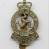 Isle of Man Home Guard Cap Badge - Queen's Crown