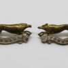Pair  of East Riding Yeomanry Collar Badges