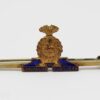 Lancashire Fusiliers Enamelled Sweetheart Brooch
