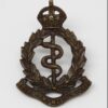 Royal Army Medical Corps (R.A.M.C.) Officer's Service Dress Collar Badge - King's Crown