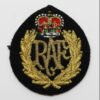Royal Air Force No.1 Dress Cloth Cap Badge - Queen's Crown