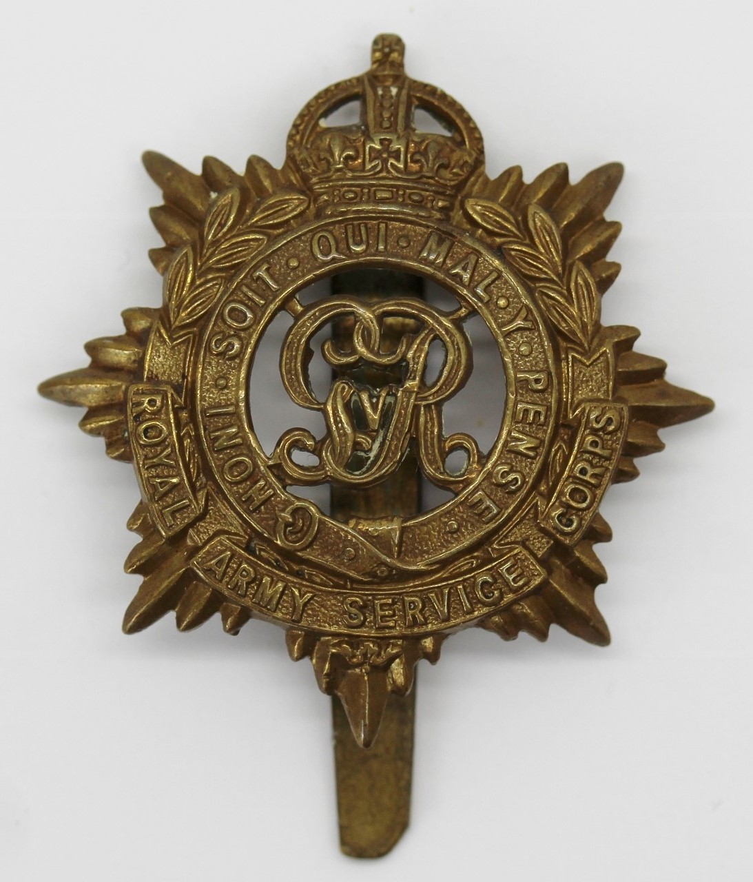 George V Royal Army Service Corps (R.A.S.C.) Cap Badge