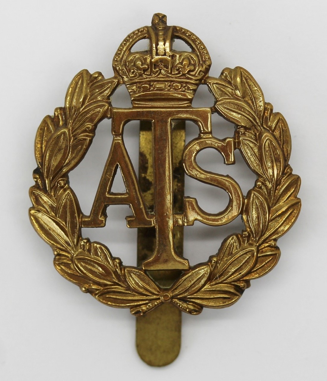 Auxiliary Territorial Service (A.T.S.) Cap Badge - King's Crown