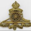 Royal Artillery Revolving Wheel Cap Badge - King's Crown