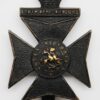 9th County of London Bn. (Queen Victoria's Rifles) London Regiment Cap Badge - King's Crown