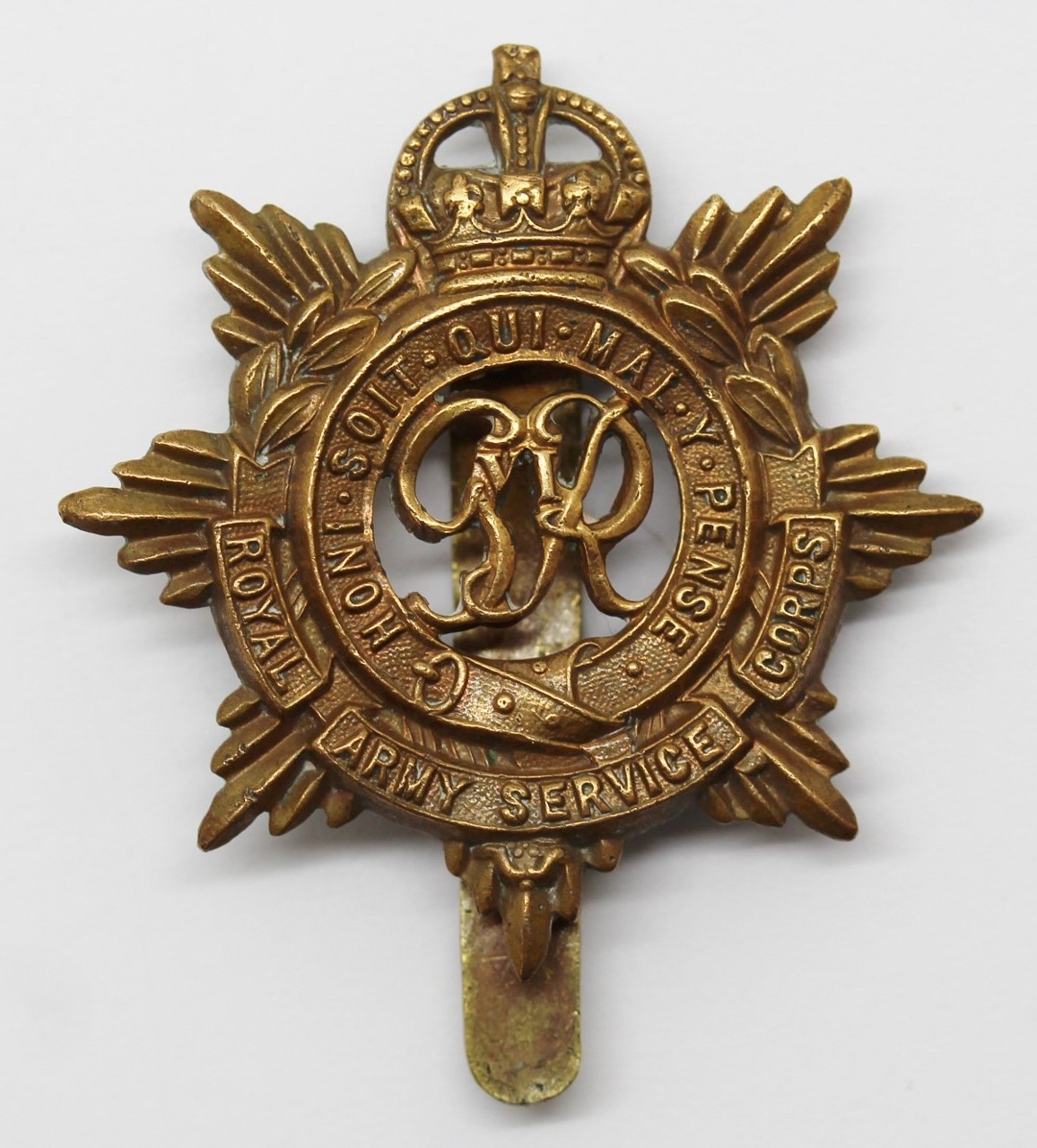 George VI Royal Army Service Corps (R.A.S.C.) Cap Badge