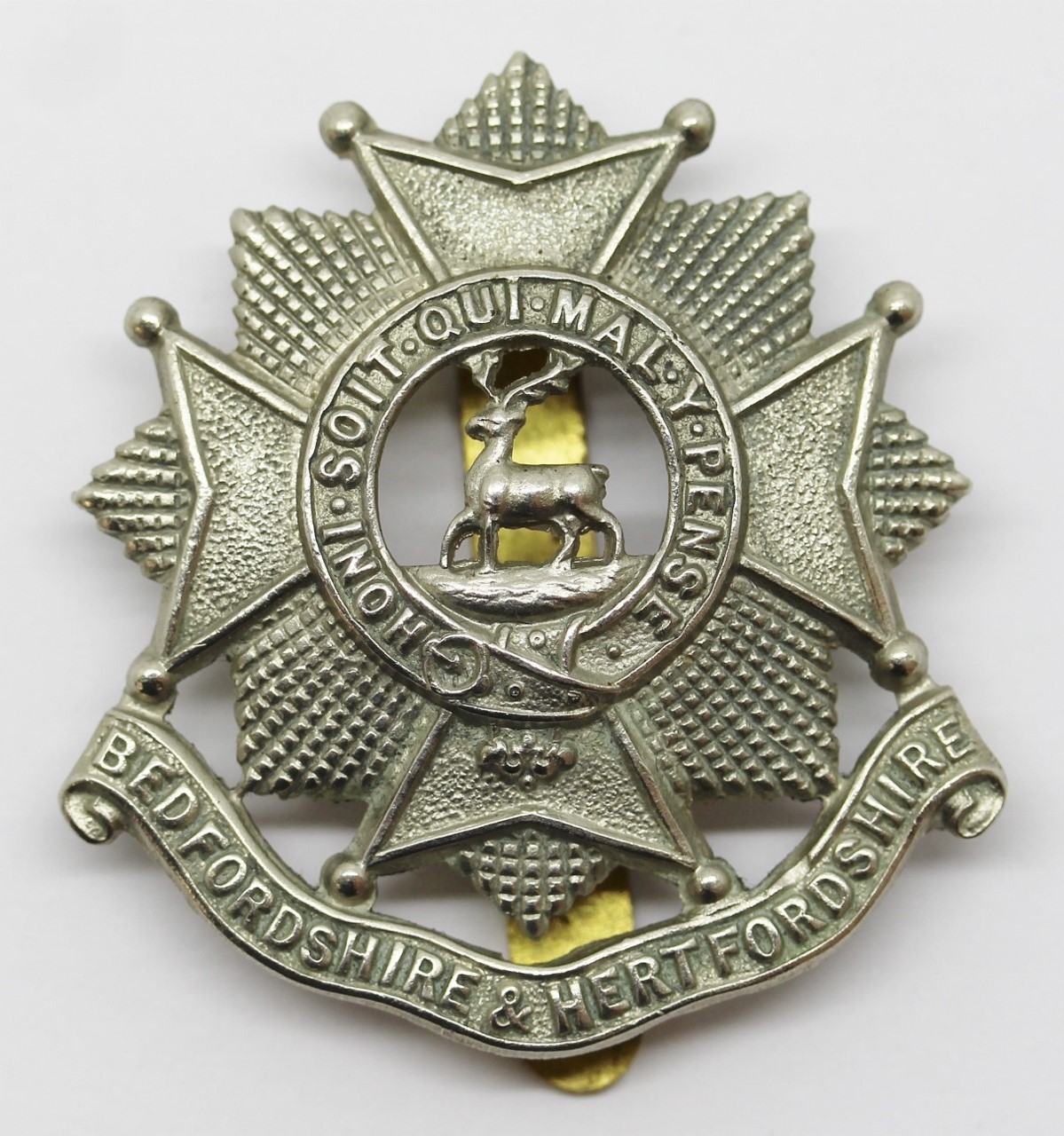 Bedfordshire & Hertfordshire Regiment Cap Badge