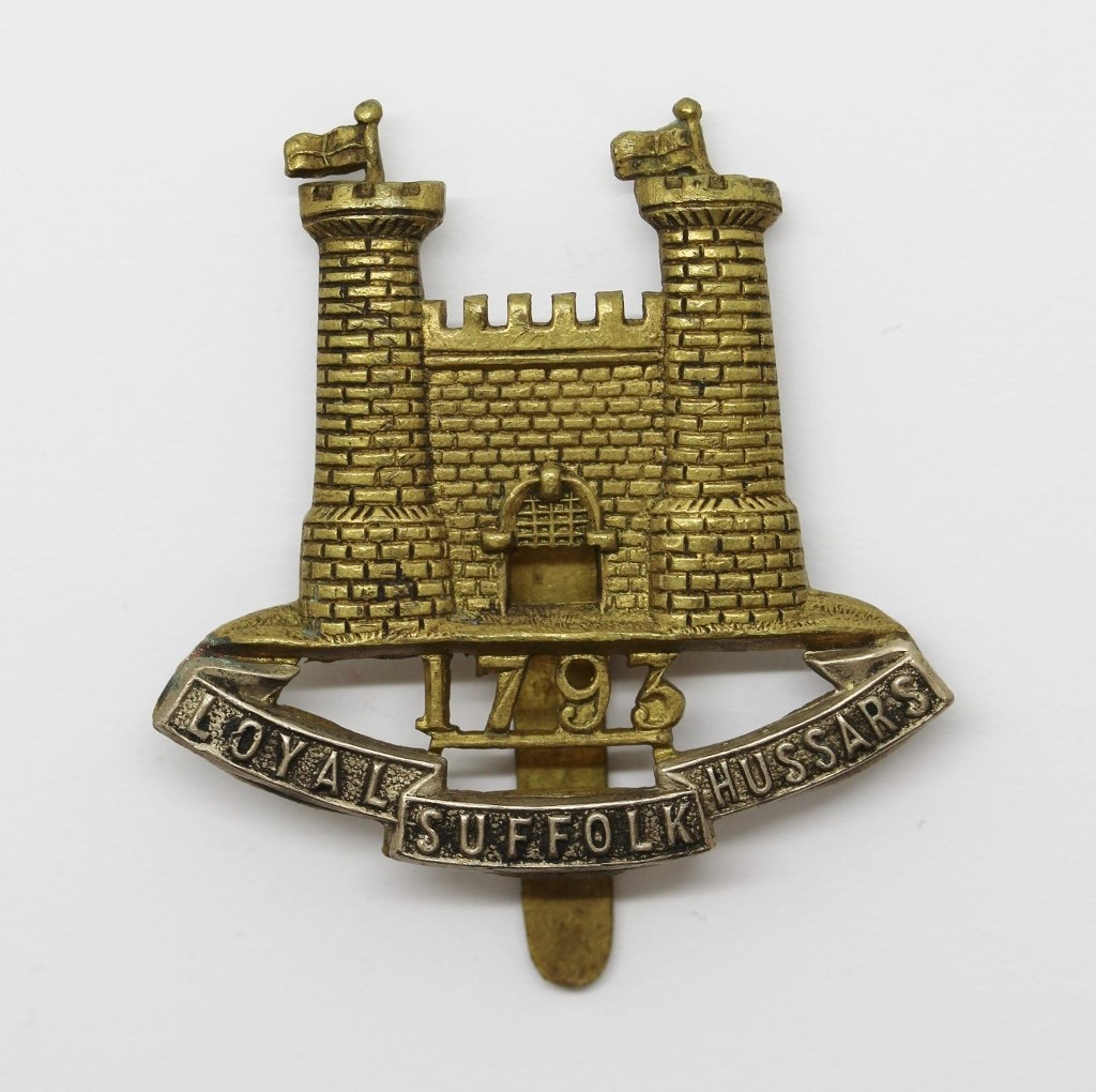 Loyal Suffolk Hussars Cap Badge