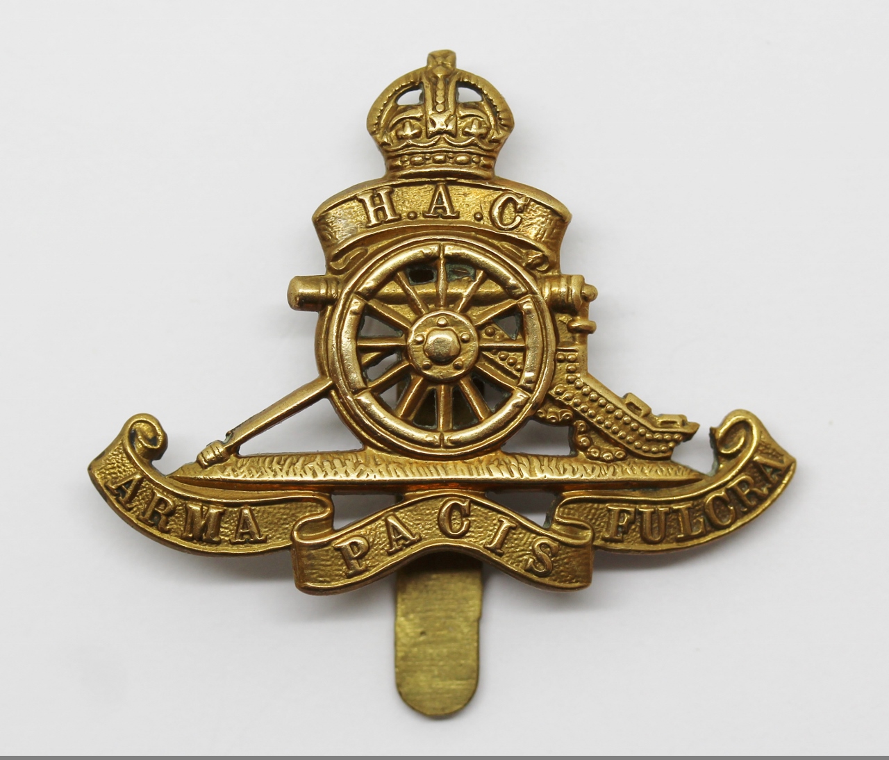 Honourable Artillery Company (H.A.C.) Beret Badge - King's Crown