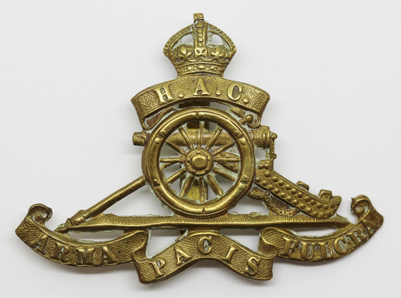 Honourable Artillery Company (H.A.C.) Cap Badge - King's Crown