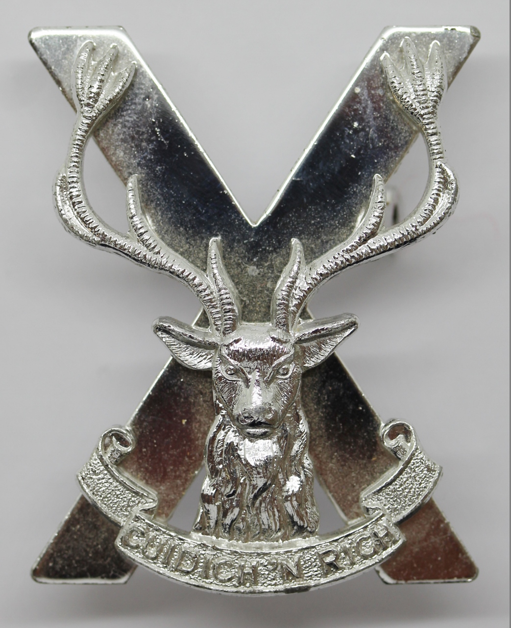 Highland Brigade Anodised (Staybrite) Cap Badge
