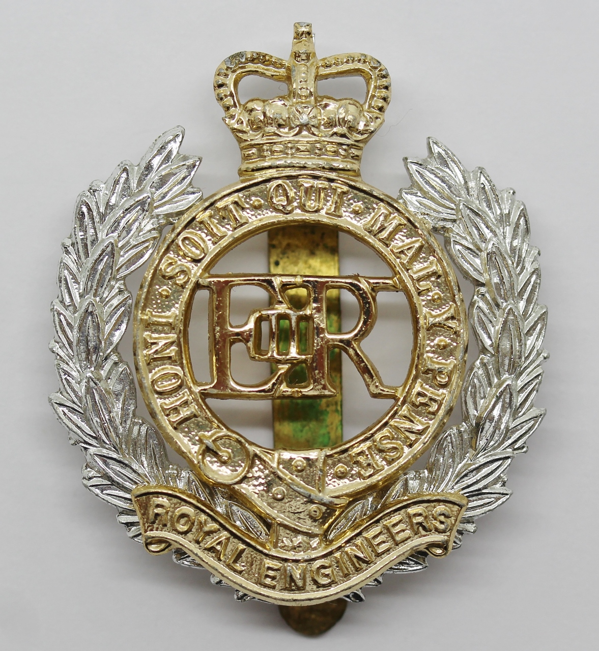 Royal Engineers Anodised (Staybrite) Cap Badge