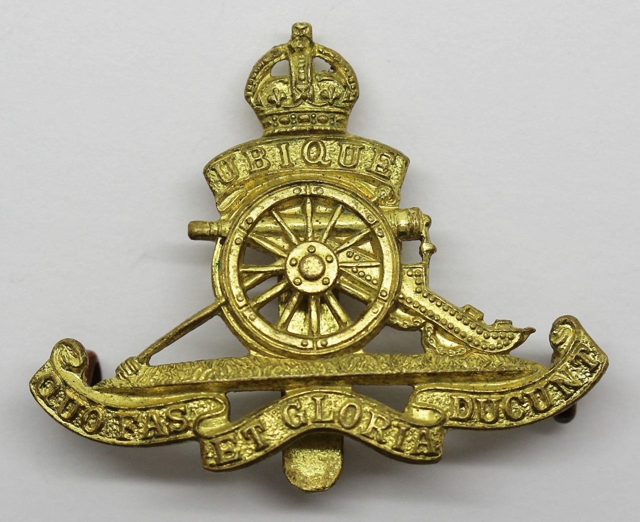 Royal Artillery Beret Badge - King's Crown