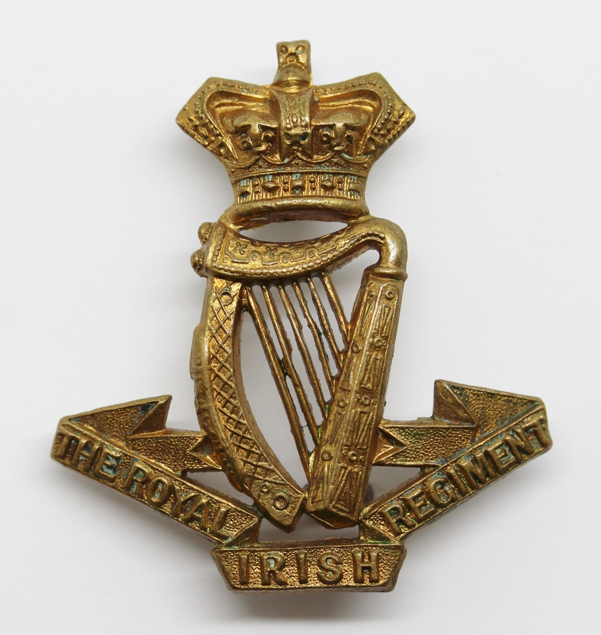 Victorian Royal Irish Regiment Cap Badge