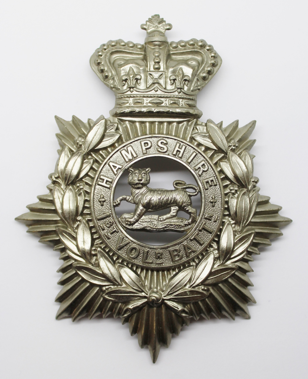 Victorian 1st Volunteer Bn. Hampshire Regiment Helmet Plate