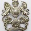Victorian Aberdeen City Artillery Officer's Silver Plated Helmet Plate