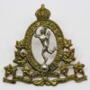 Royal Canadian Corps of Signals Cap Badge - King's Crown