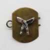 14th/20th Hussars Anodised (Staybrite) Arm Badge