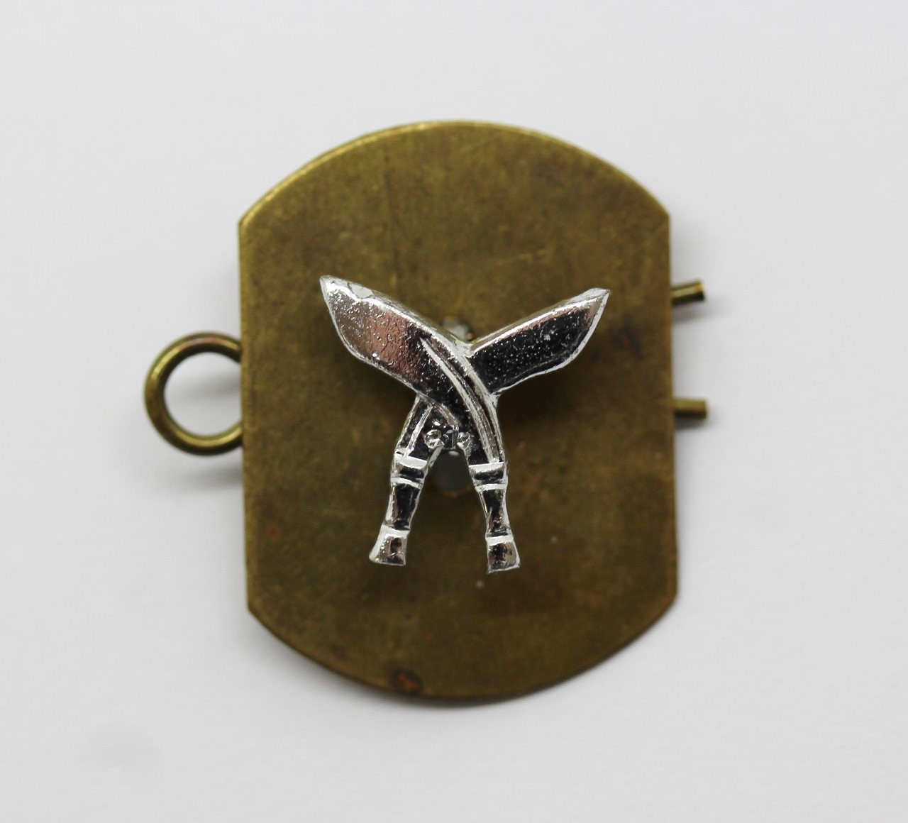 14th/20th Hussars Anodised (Staybrite) Arm Badge