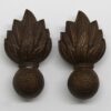 Pair of Royal Engineers Officers Service Dress Collar Badges