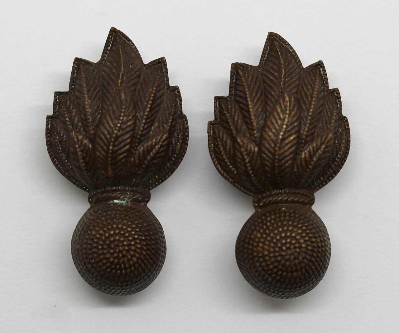 Pair of Royal Engineers Officers Service Dress Collar Badges