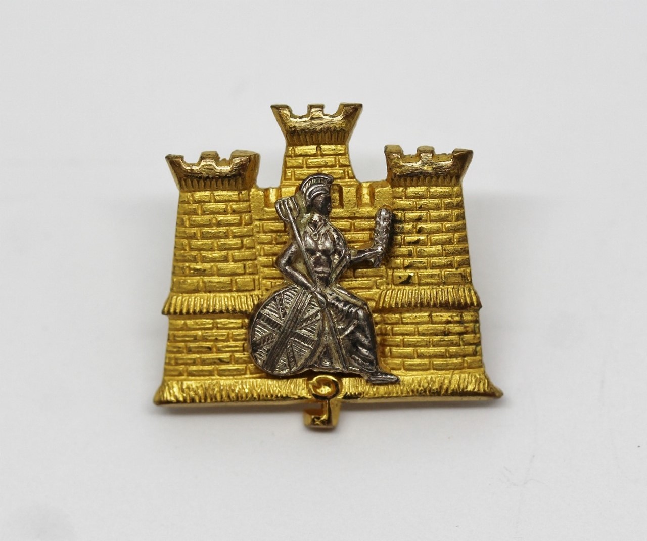 1st Battalion Royal Anglian Regiment Officer's Collar Badge