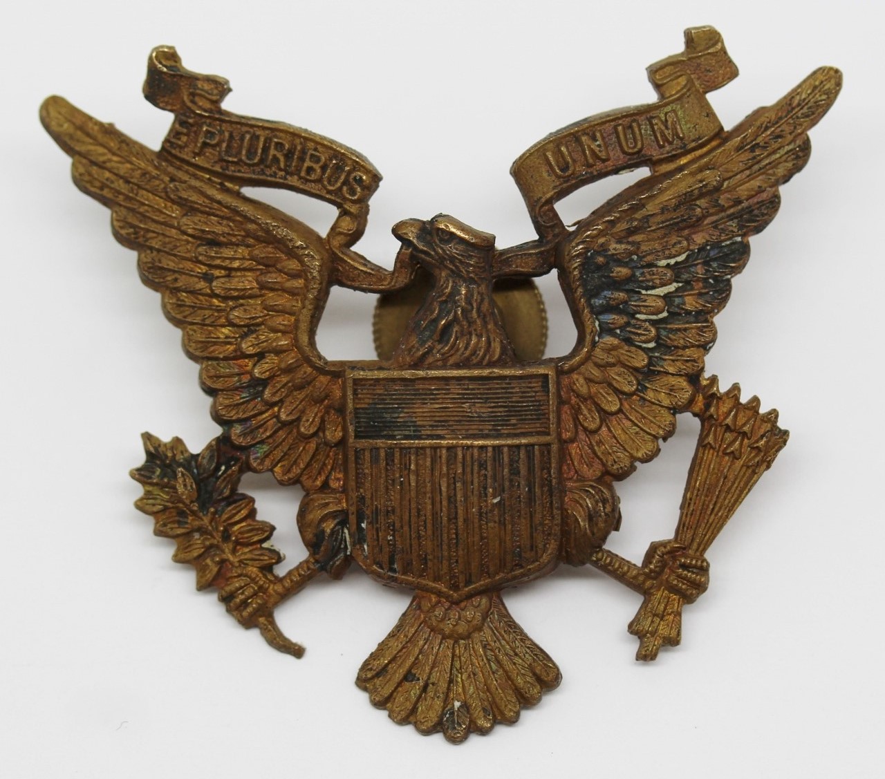WW2 1st American Squadron Home Guard Cap Badge