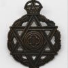 Royal Army Chaplains Department Jewish Chaplain Cap Badge - King's Crown