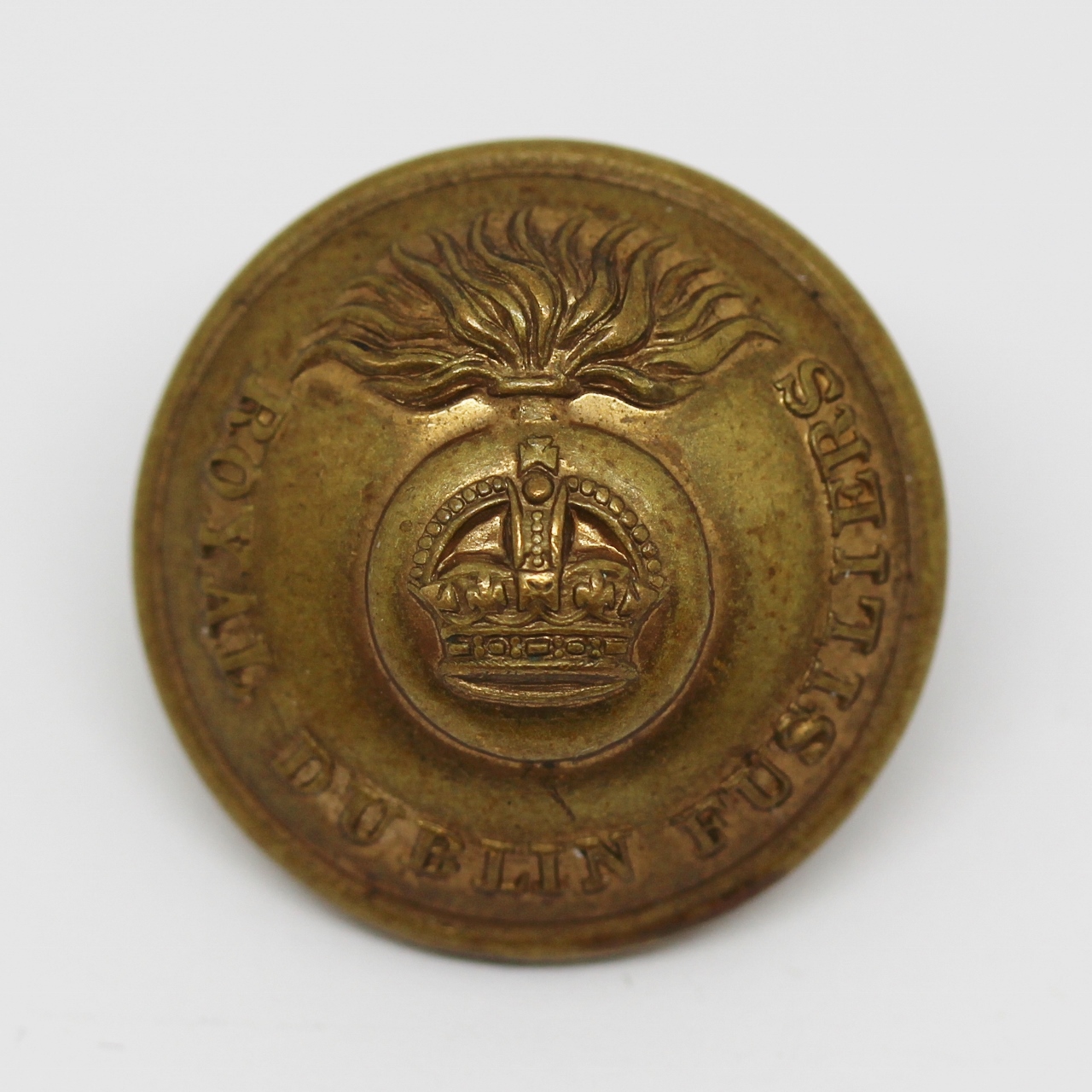 Royal Dublin Fusiliers Officer's Button (Large)