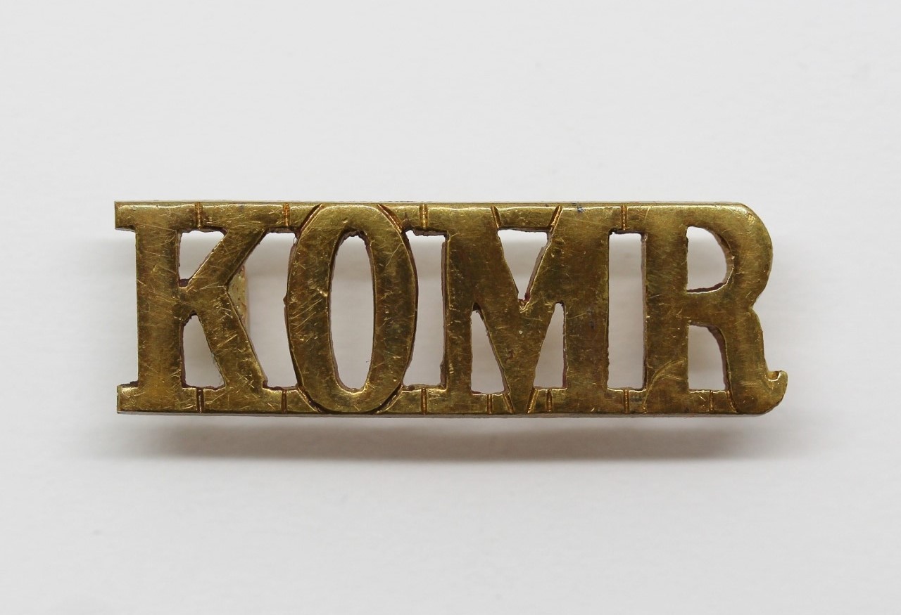 King's Own Malta Regiment (K.O.M.R.) Shoulder Title