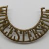 Worcestershire Regiment (WORCESTERSHIRE) Shoulder Title