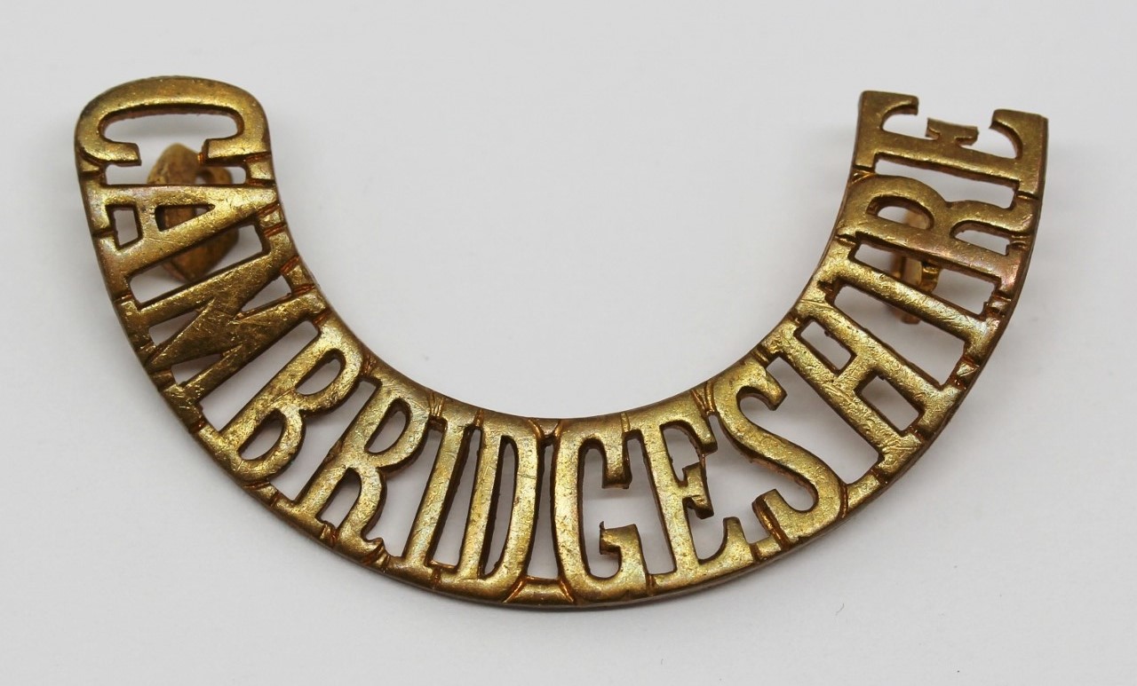 Cambridgeshire Regiment (CAMBRIDGESHIRE) Shoulder Title