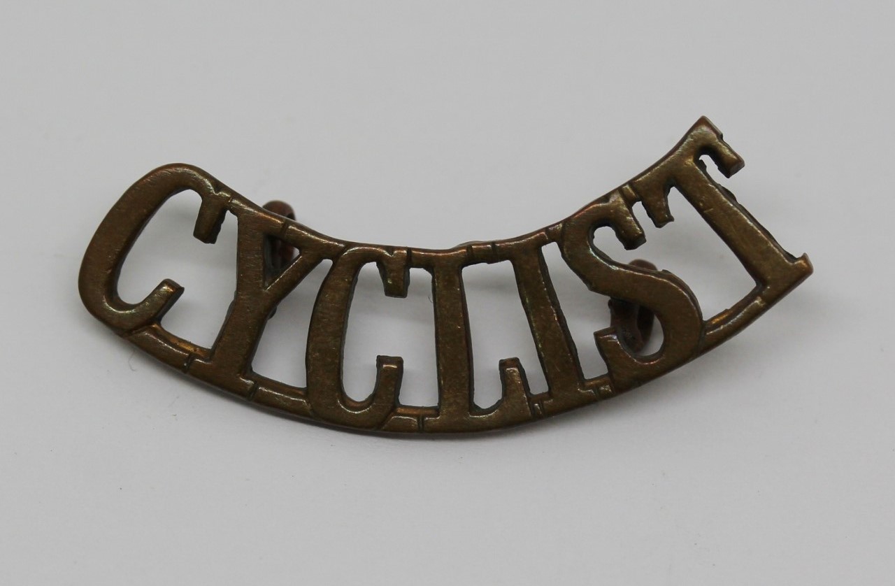 Army Cyclist Corps (CYCLIST) Shoulder Title