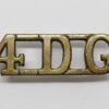 4th Royal Irish Dragoon Guards (4DG) Shoulder Title