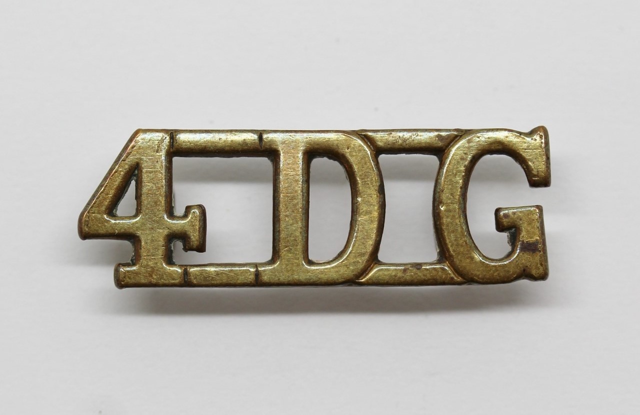 4th Royal Irish Dragoon Guards (4DG) Shoulder Title