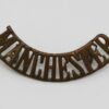 Manchester Regiment (MANCHESTER) Shoulder Title