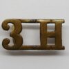 3rd Hussars (3H) Shoulder Title