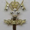 9th/12th Royal Lancers Anodised (Staybrite) Cap Badge