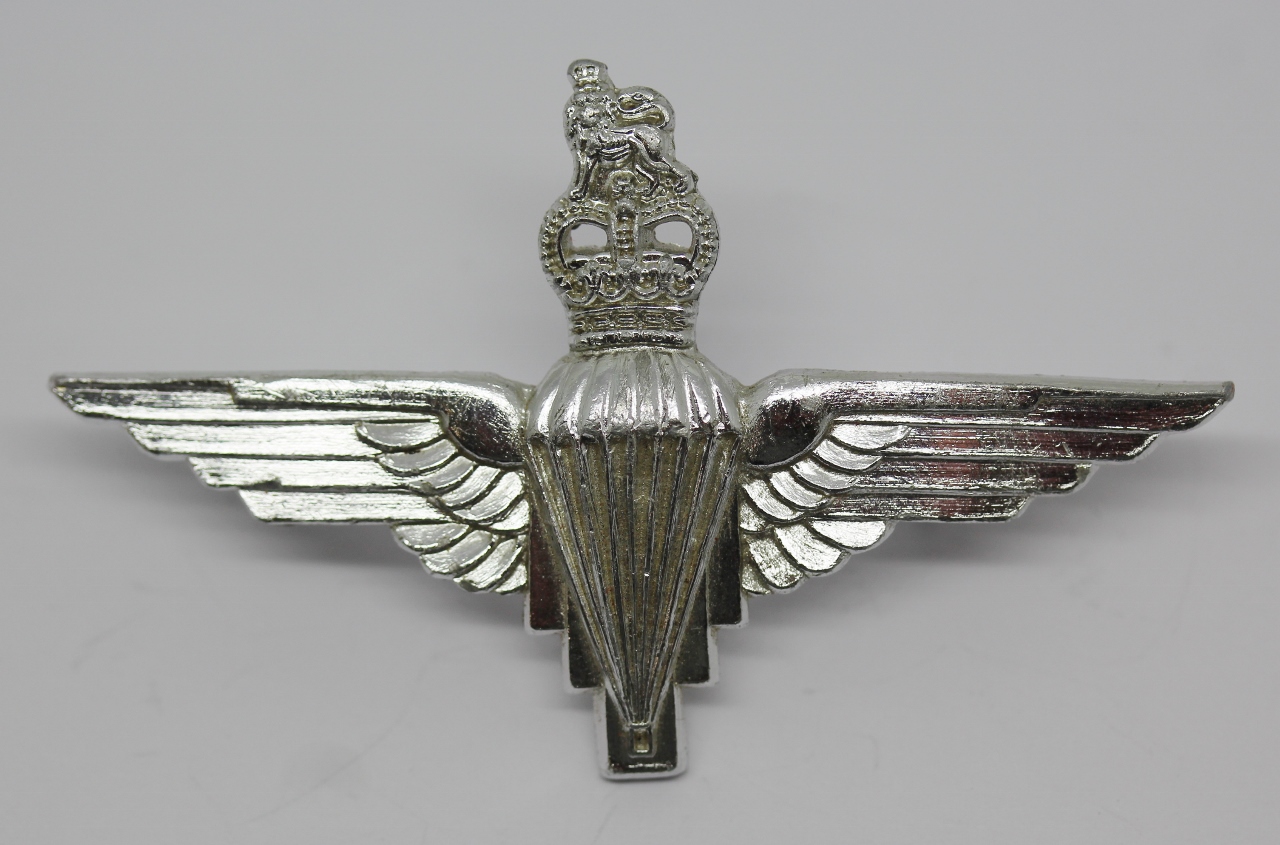 Parachute Regiment Anodised (Staybrite) Cap Badge