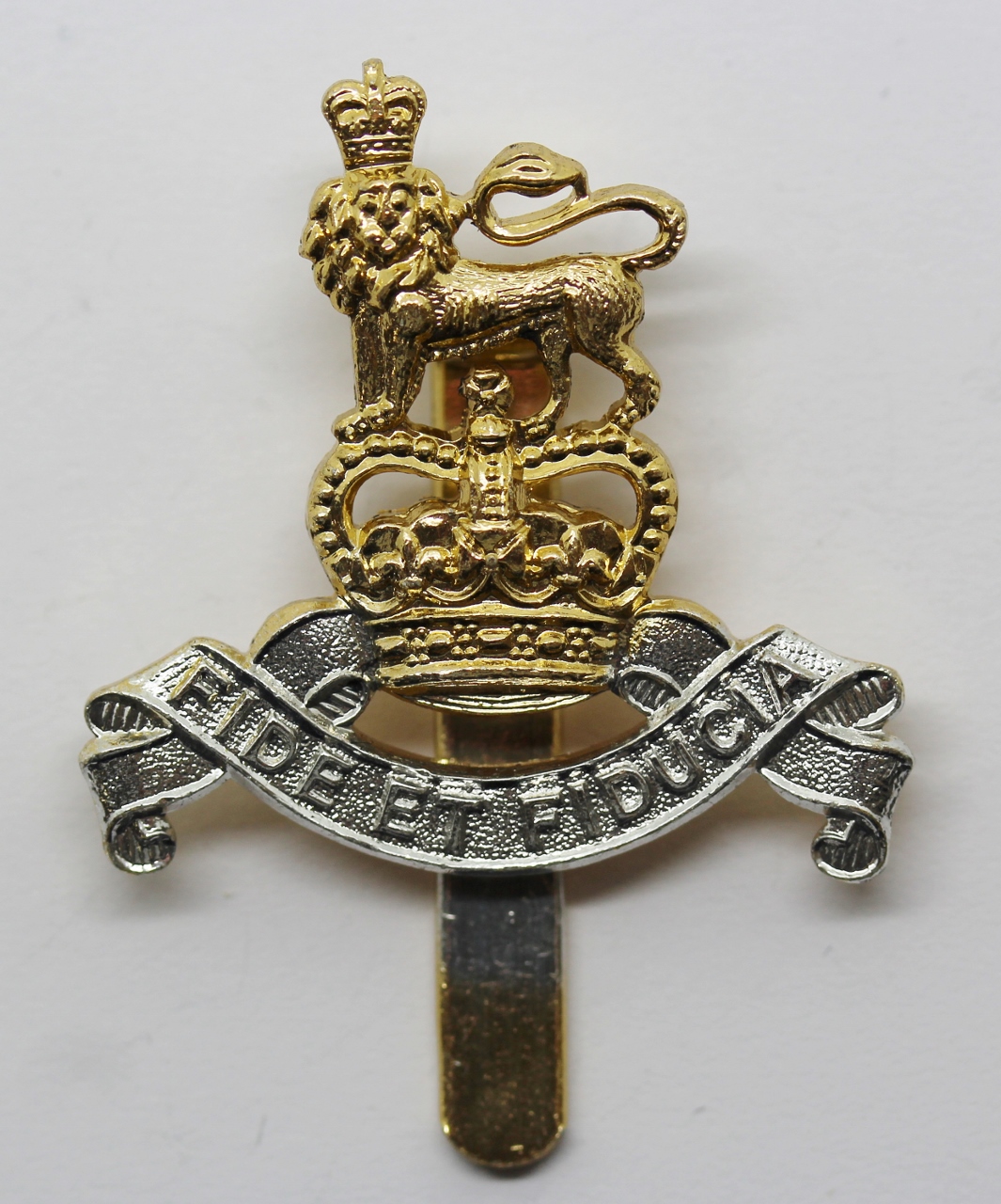 Royal Army Pay Corps (R.A.P.C.) Anodised (Staybright) Beret Badge