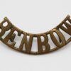 Scarce Benbow Battalion Royal Naval Division (BENBOW) Shoulder Title