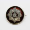 WW1 Army Service Corps (A.S.C.) 1915 Hallmarked Silver & Tortoiseshell Sweetheart Brooch