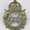 24th Lancers Cap Badge - King's Crown