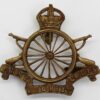 Army Cyclist Corps Officer's Cap Badge - King's Crown (16 spokes)