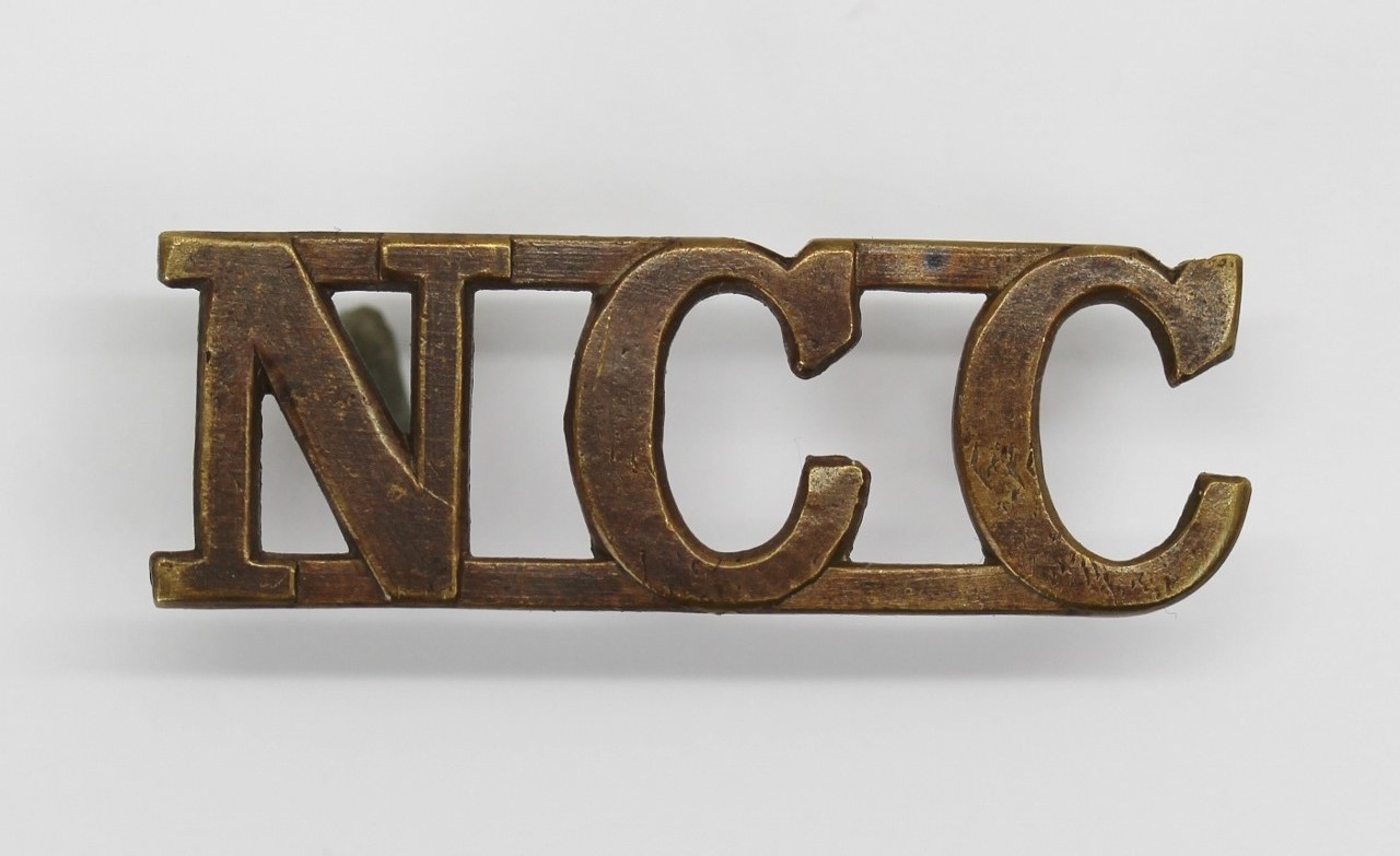 Non Combatant Corps (N.C.C.) Shoulder Title