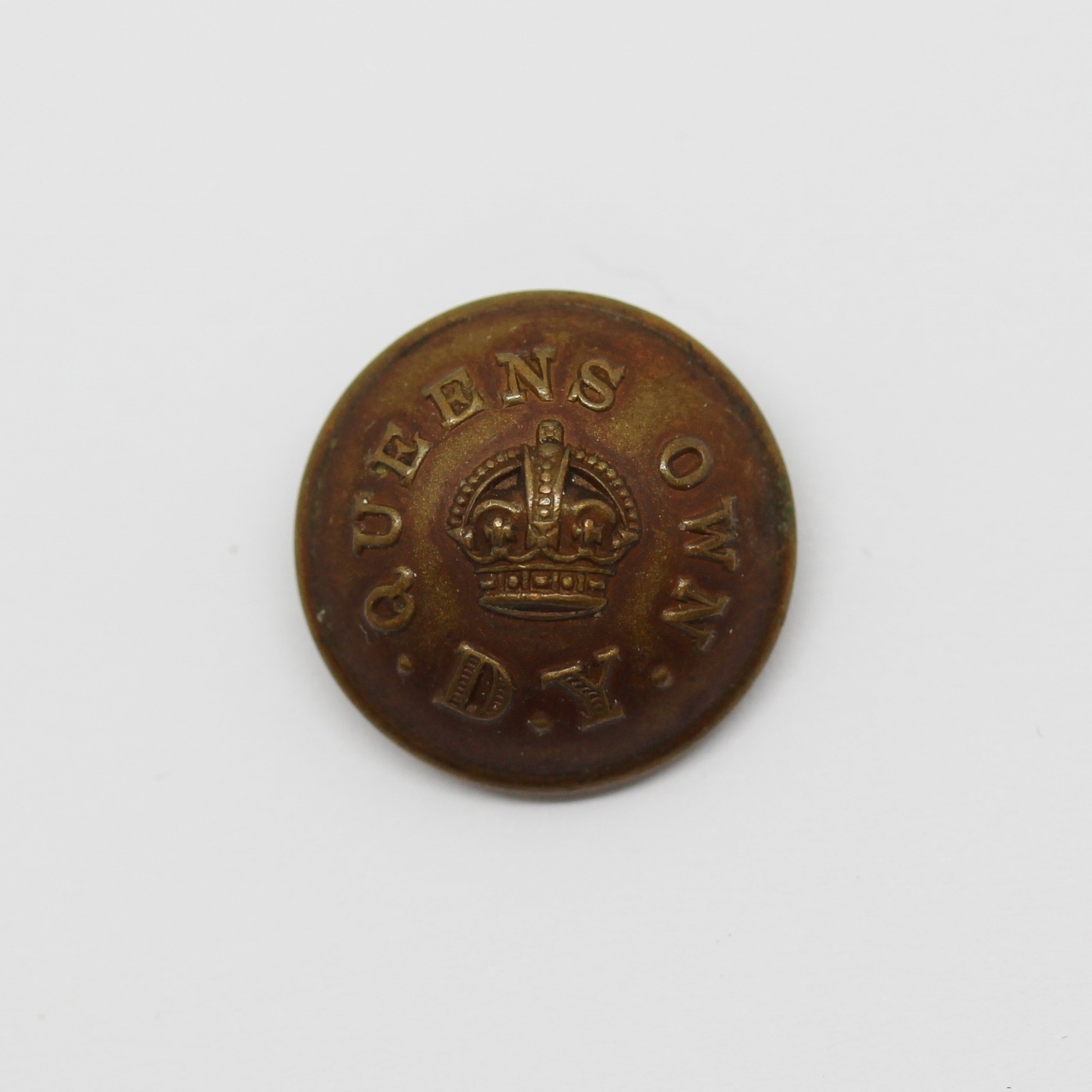 Queen's Own Dorset Yeomanry Button - King's Crown (Small)